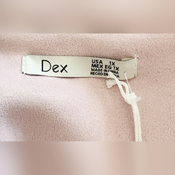 [X & 1X] NWT DEX Plus Moto Jacket - Pink Petal - Picture 4 of 16
